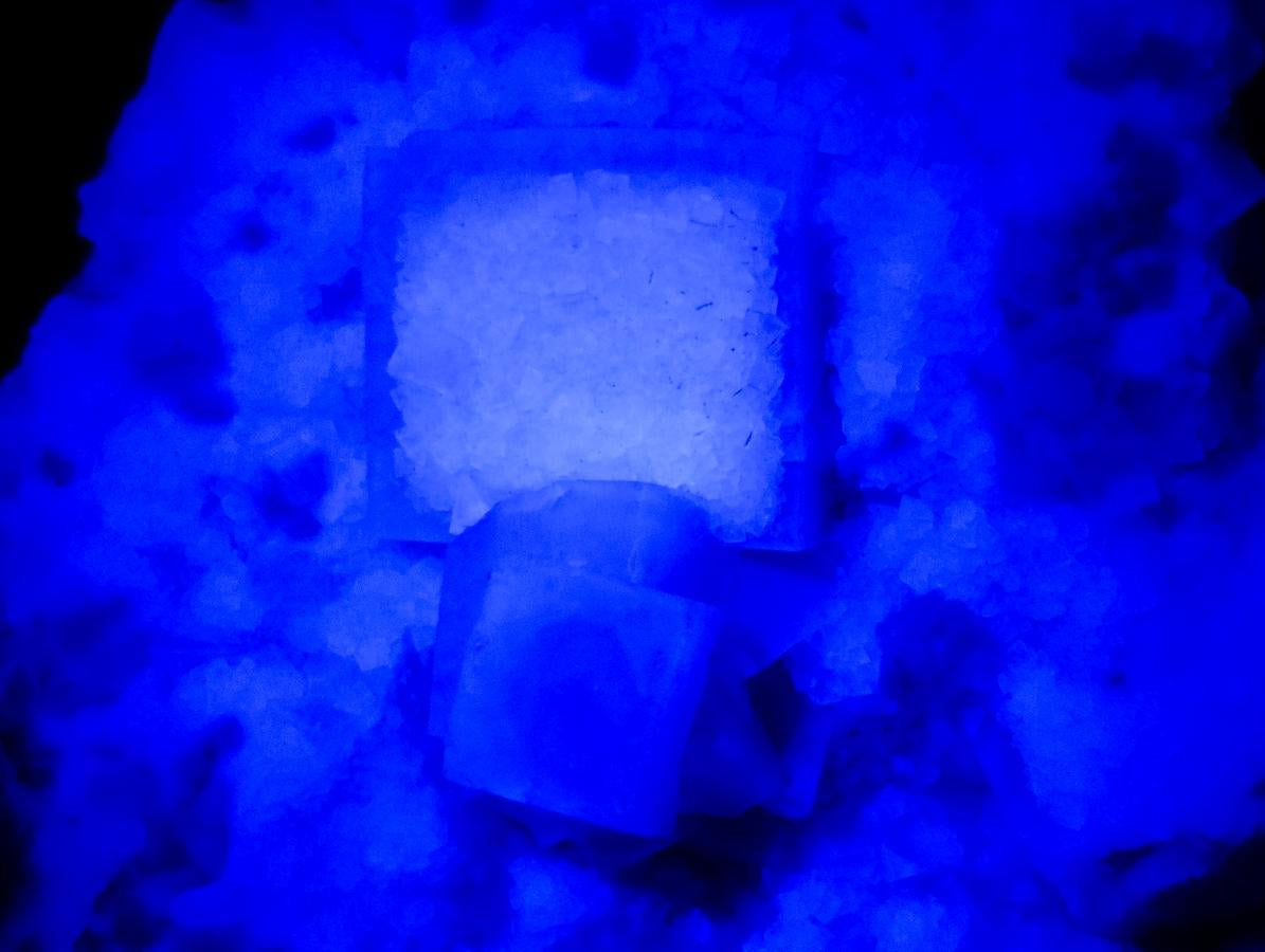 Natural Green Cubic Fluorite Specimens x 2 From Mandrosonoro, Madagascar - Toprock Gemstones and Minerals 