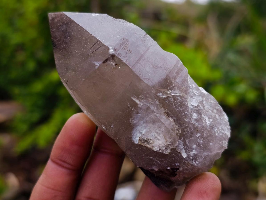 Natural Smokey Quartz and Clear Smokey Quartz Crystals x 6 From Zomba Plateau, Malawi - Toprock Gemstones and Minerals 