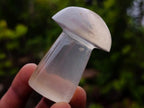 Polished Clear Quartz Mushrooms x 12 From Madagascar - Toprock Gemstones and Minerals 