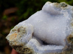 Natural Blue Lace Agate Geode Specimens x 6 From Nsanje, Malawi - Toprock Gemstones and Minerals 