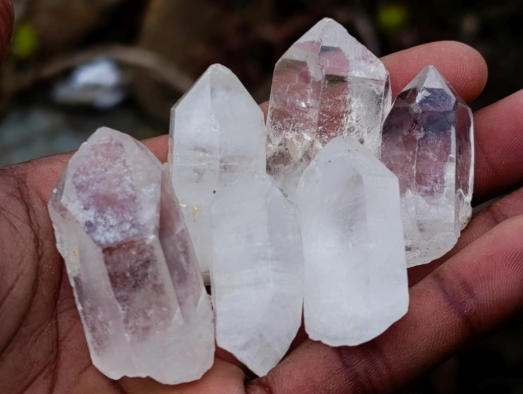 Natural Clear Quartz Crystals x 70 From Madagascar - Toprock Gemstones and Minerals 