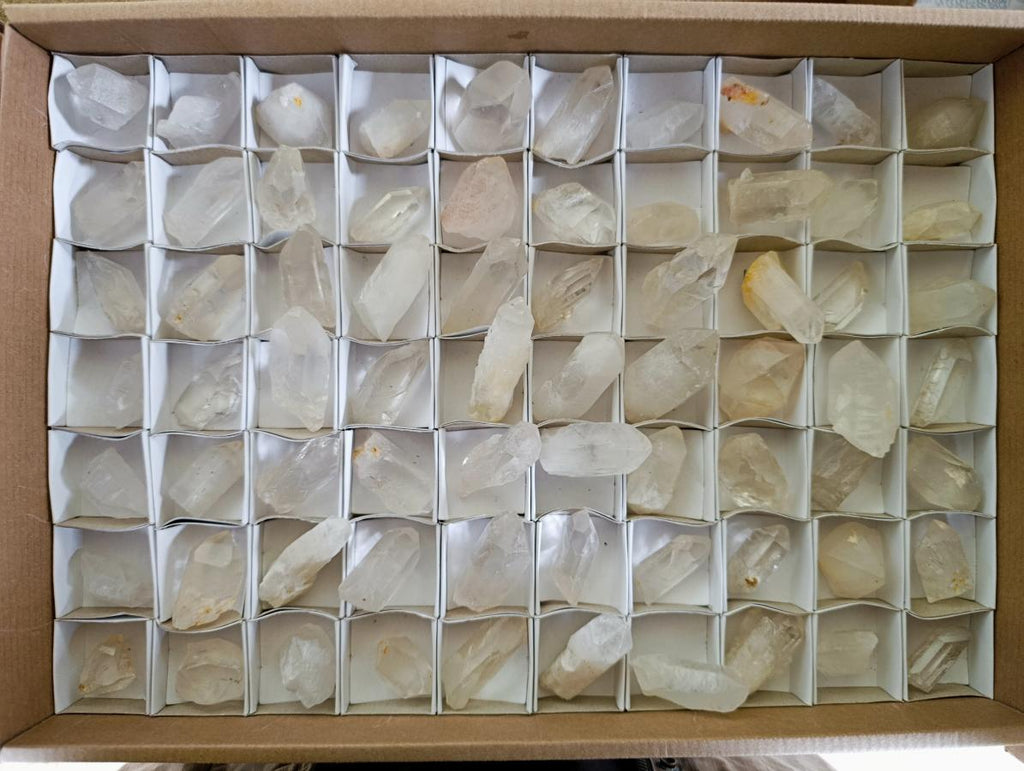 Natural Clear Quartz Crystals x 70 From Madagascar - Toprock Gemstones and Minerals 