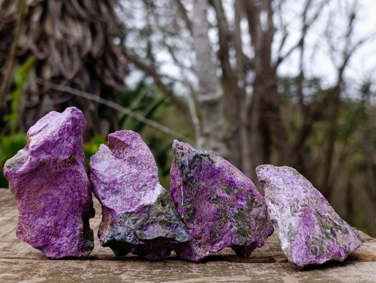 Natural Cobbed Stichtite Specimens x 35 From Barberton, South Africa - Toprock Gemstones and Minerals 