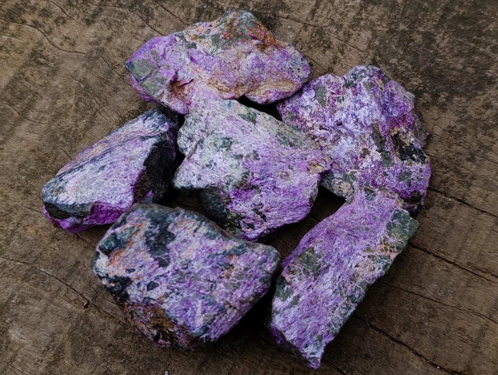 Natural Cobbed Stichtite Specimens x 35 From Barberton, South Africa - Toprock Gemstones and Minerals 