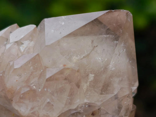 Natural Cascading White Phantom Smokey Luena Quartz Clusters x 6 From Luena, Congo - Toprock Gemstones and Minerals 