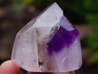 Polished Window Amethyst Crystals x 12 From Akansobe, Madagascar - Toprock Gemstones and Minerals 