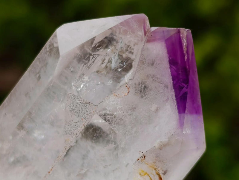 Polished Window Amethyst Crystals x 12 From Akansobe, Madagascar - Toprock Gemstones and Minerals 