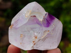 Polished Window Amethyst Crystals x 12 From Akansobe, Madagascar - Toprock Gemstones and Minerals 