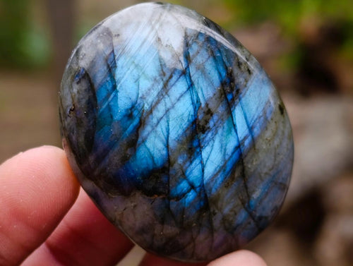 Polished Labradorite Palm Stones x 20 From Madagascar - Toprock Gemstones and Minerals 