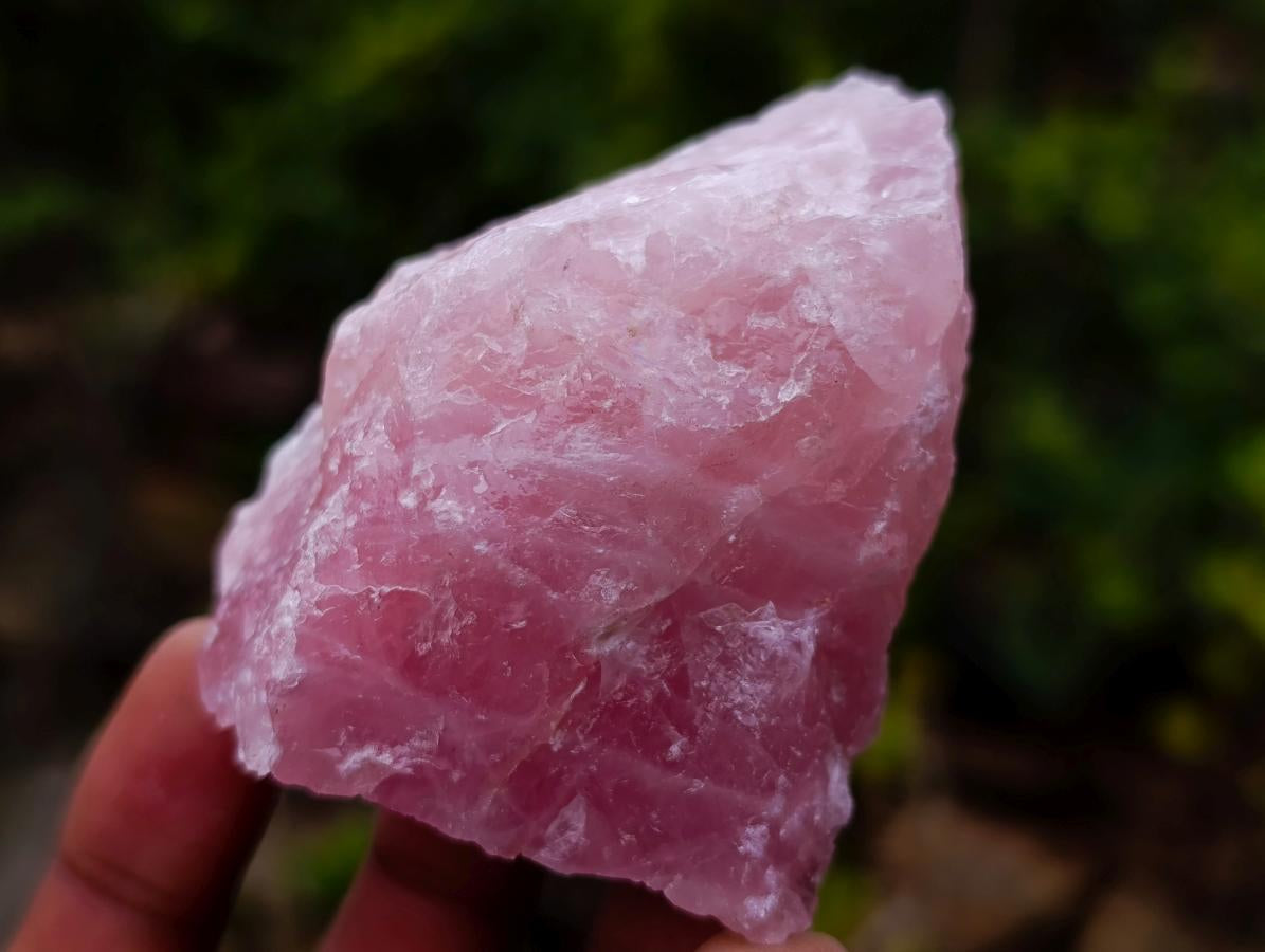 Natural Cobbed Rose Quartz Specimens x 12 From Northern Cape, South Africa - Toprock Gemstones and Minerals 