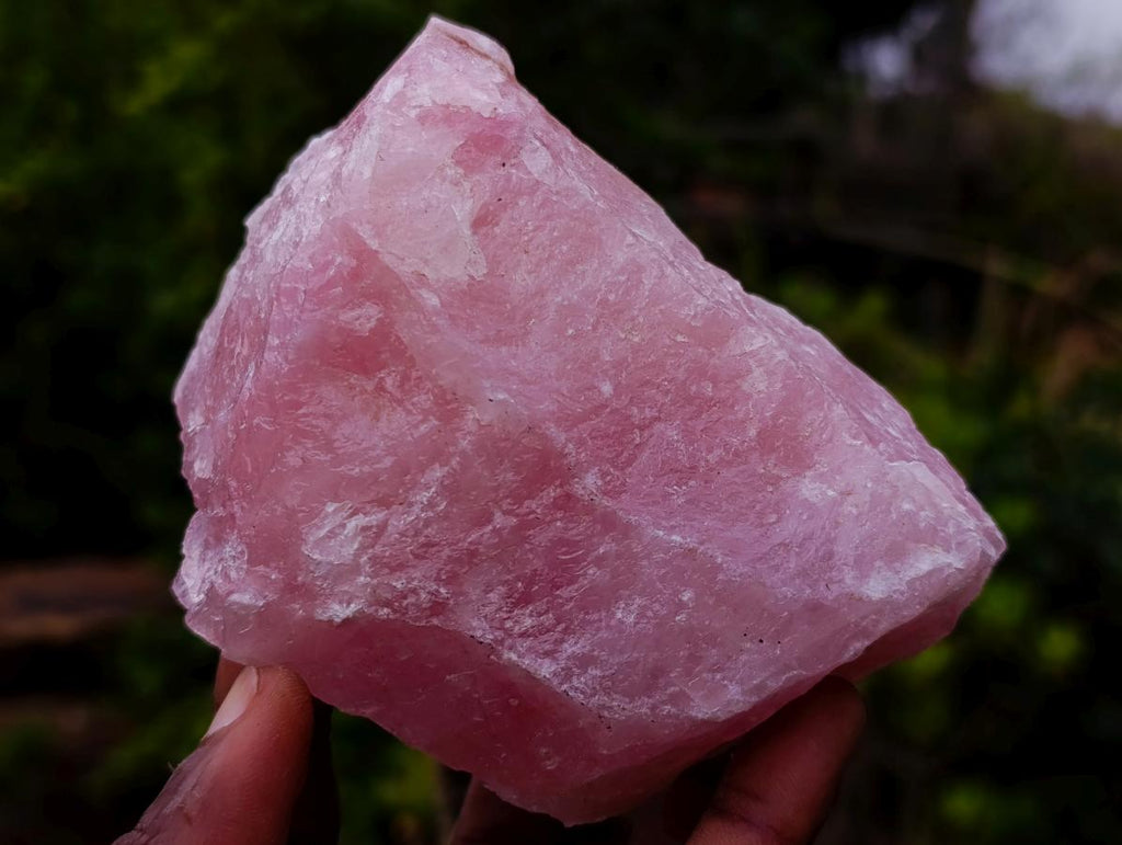 Natural Cobbed Rose Quartz Specimens x 12 From Northern Cape, South Africa - Toprock Gemstones and Minerals 
