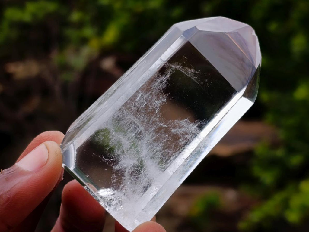 Polished Clear and Smokey Quartz Crystals x 24 From Madagascar - Toprock Gemstones and Minerals 