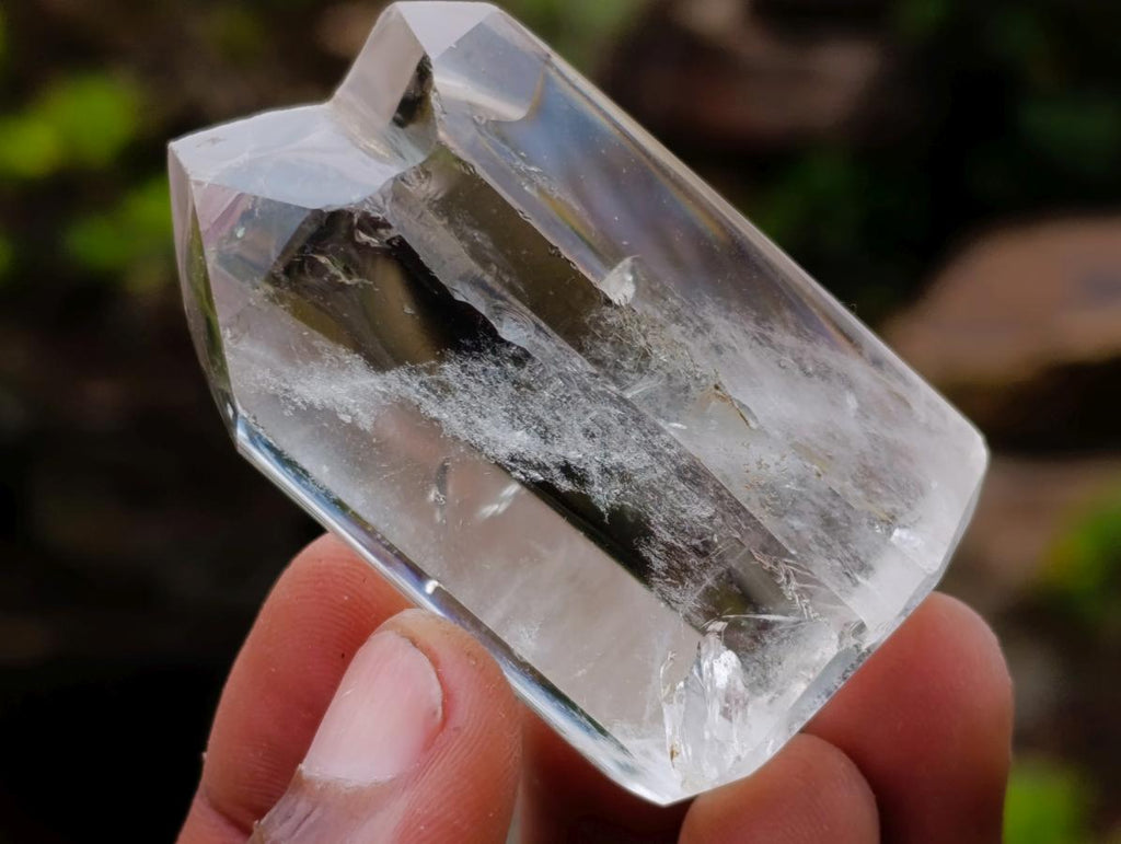 Polished Clear and Smokey Quartz Crystals x 24 From Madagascar - Toprock Gemstones and Minerals 