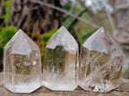 Polished Clear and Smokey Quartz Crystals x 24 From Madagascar - Toprock Gemstones and Minerals 