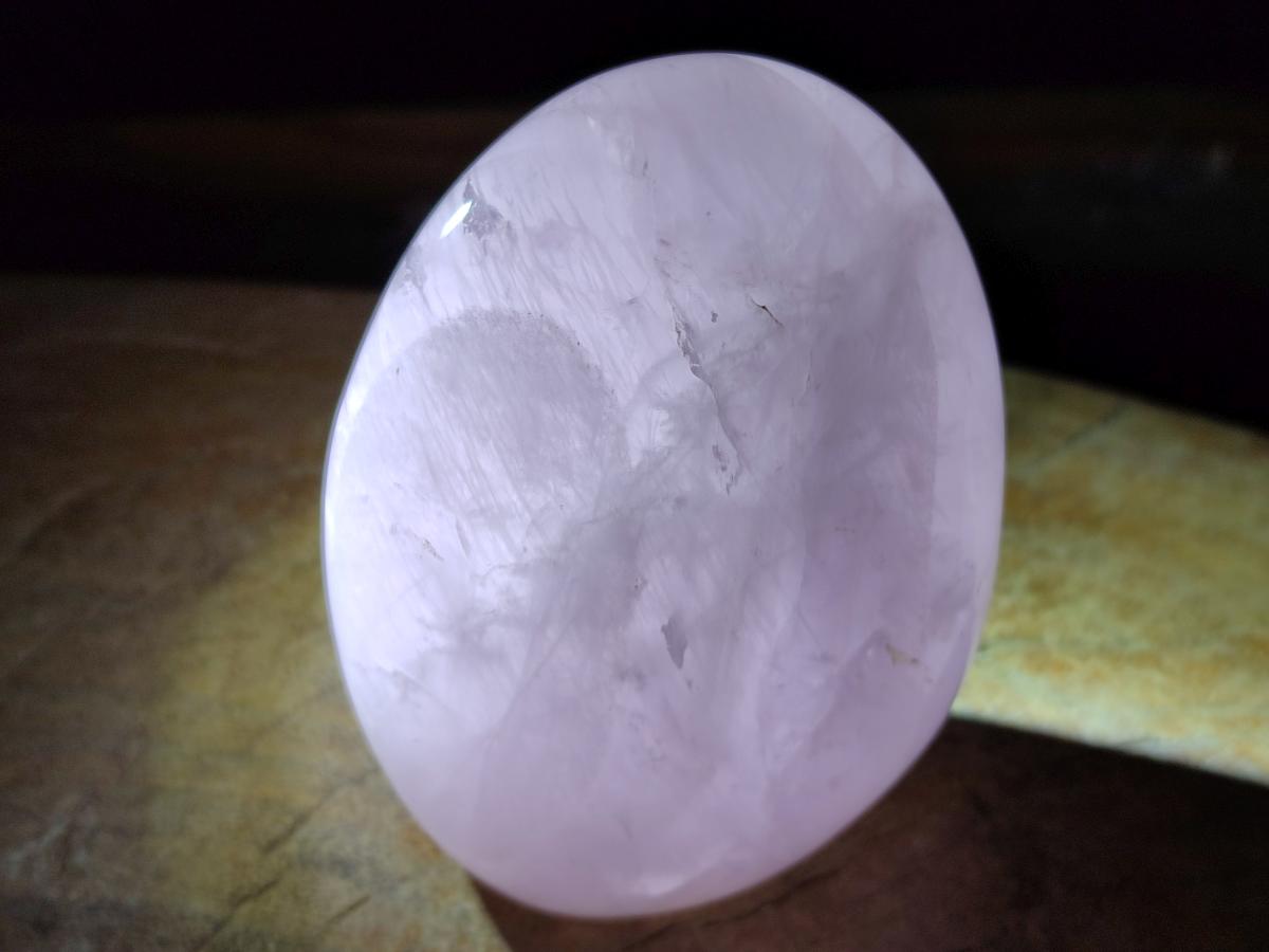 Polished Gemmy Rose Quartz Standing Display Pieces x 2 From Madagascar - Toprock Gemstones and Minerals 