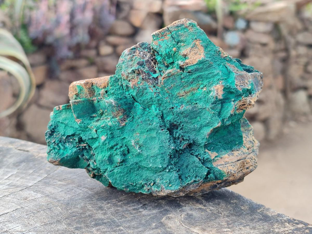 Natural Botryoidal Malachite Specimens x 3 From Congo - Toprock Gemstones and Minerals 