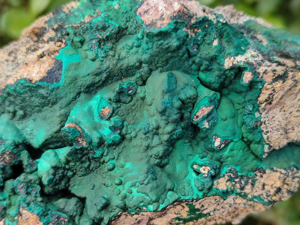 Natural Botryoidal Malachite Specimens x 3 From Congo - Toprock Gemstones and Minerals 