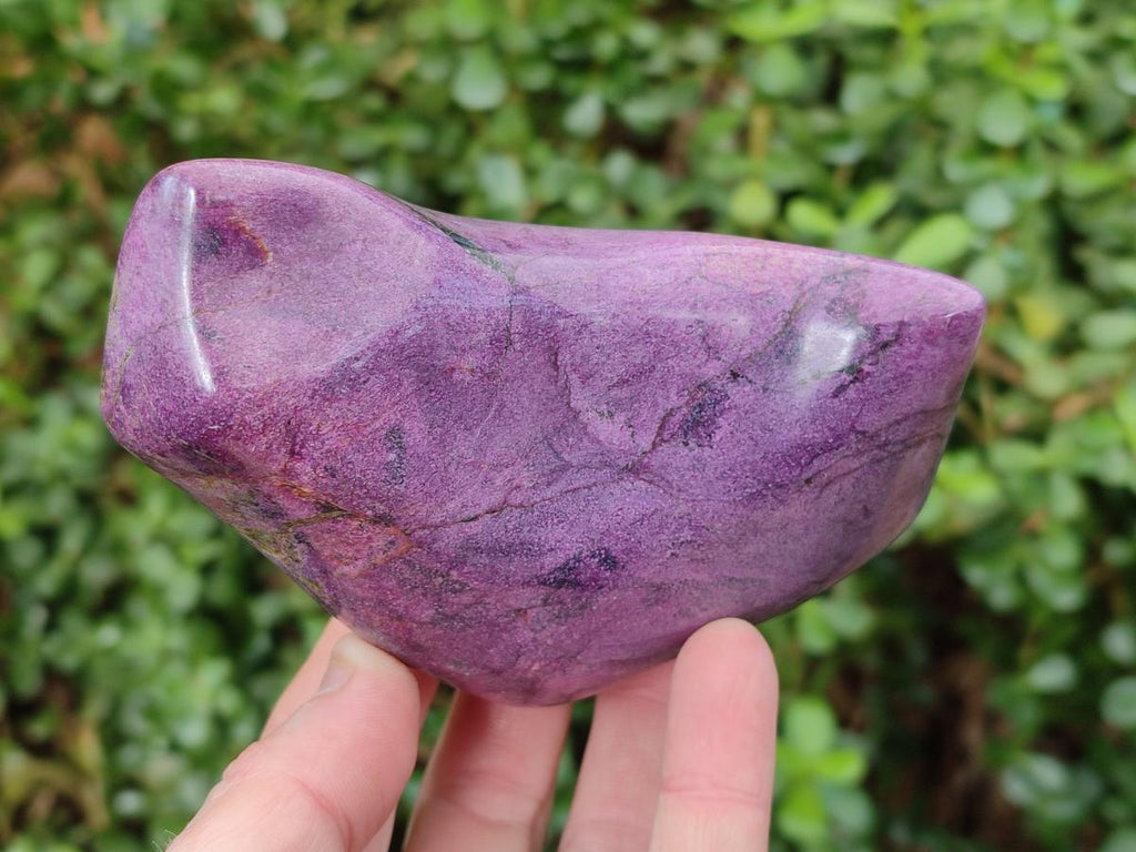 Polished Stichtite Standing Display Pieces x 2 From Barberton, South Africa - Toprock Gemstones and Minerals 