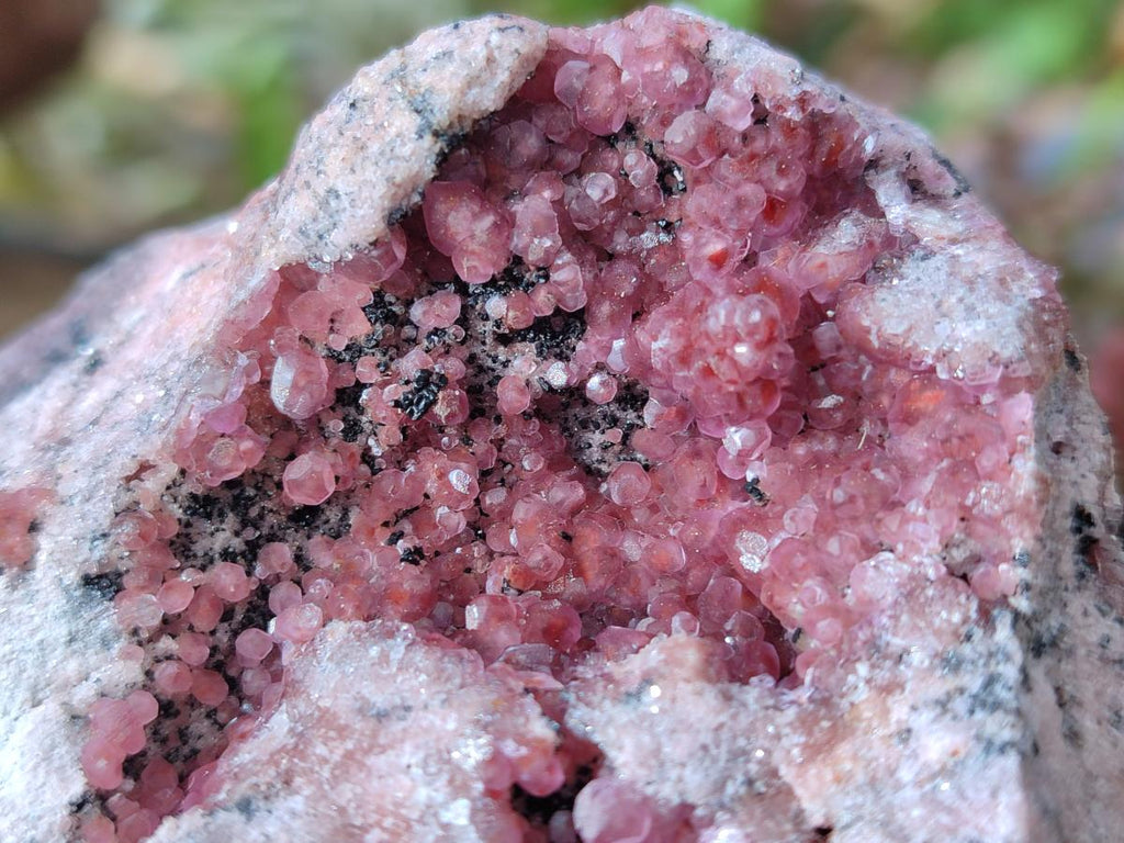 Natural Spherocobaltite Specimens x 6 From Musonoi Mine, Congo - Toprock Gemstones and Minerals 