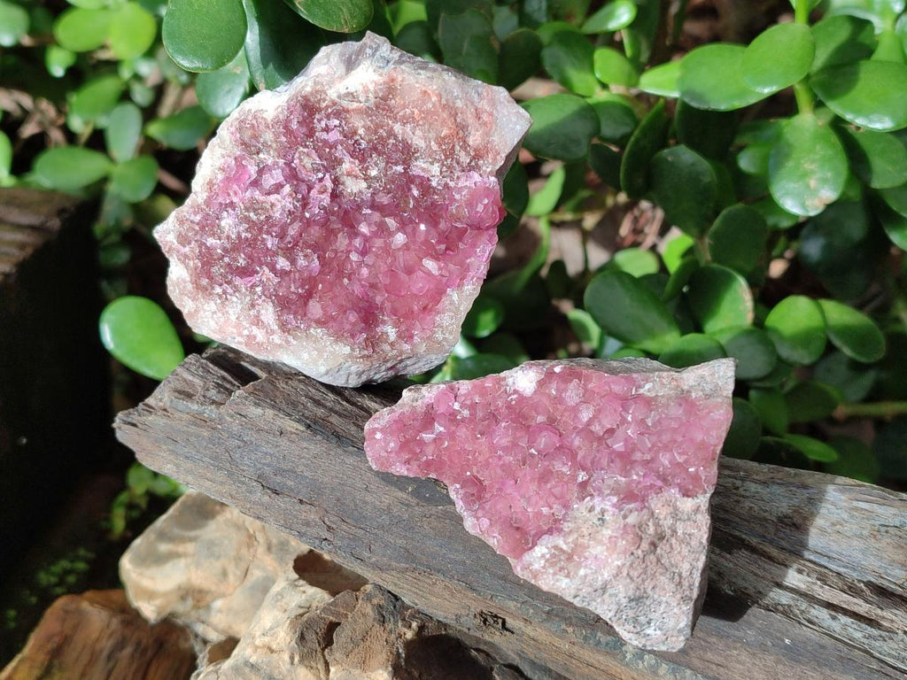 Natural Spherocobaltite Specimens x 6 From Musonoi Mine, Congo - Toprock Gemstones and Minerals 