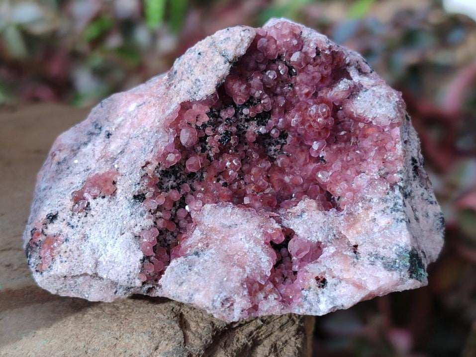 Natural Spherocobaltite Specimens x 6 From Musonoi Mine, Congo - Toprock Gemstones and Minerals 