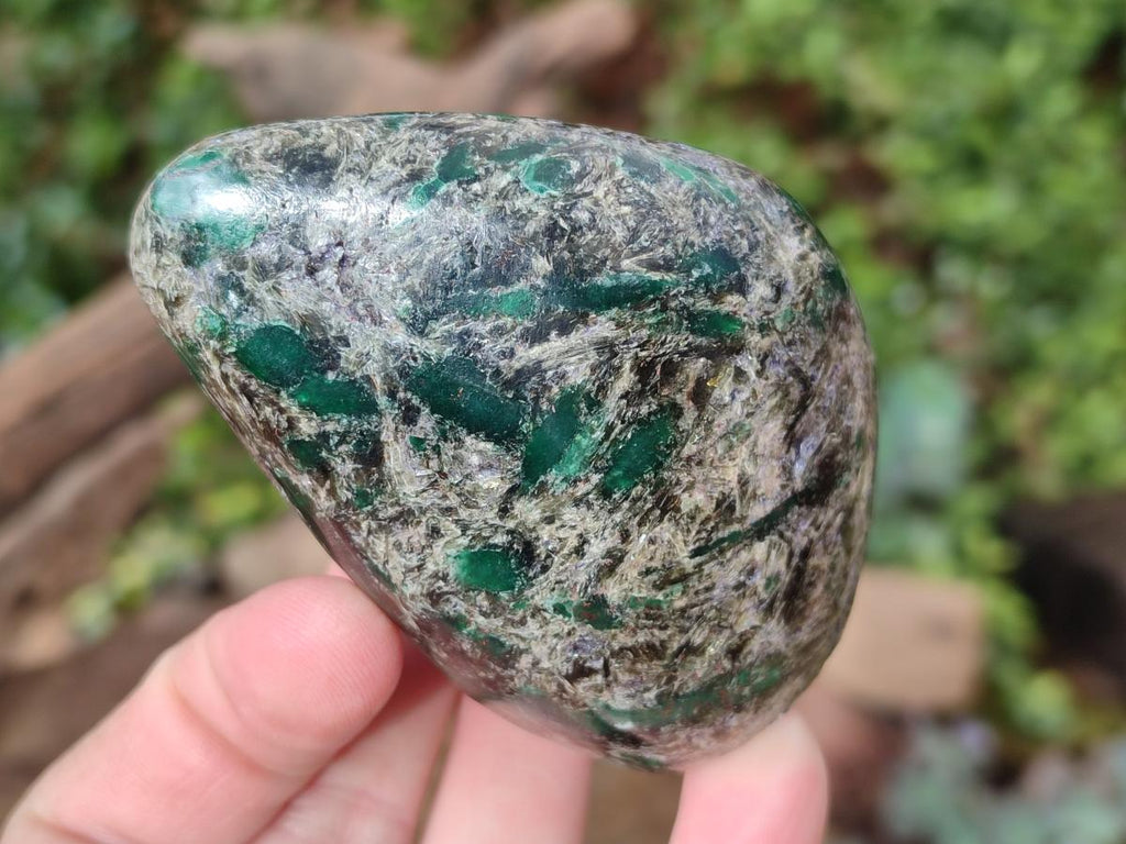 Polished Emerald Mica 'Mutokolite' Standing Display Pieces x 4 From Mutoko, Zimbabwe - Toprock Gemstones and Minerals 