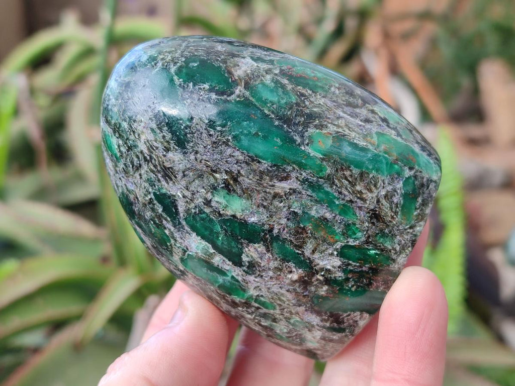 Polished Emerald Mica 'Mutokolite' Standing Display Pieces x 4 From Mutoko, Zimbabwe - Toprock Gemstones and Minerals 