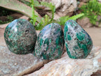 Polished Emerald Mica 'Mutokolite' Standing Display Pieces x 4 From Mutoko, Zimbabwe - Toprock Gemstones and Minerals 