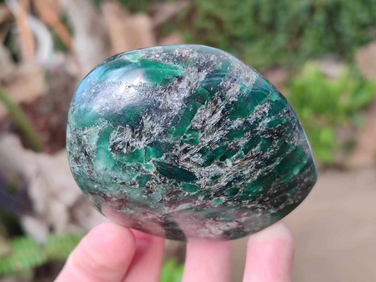 Polished Emerald Mica 'Mutokolite' Standing Display Pieces x 4 From Mutoko, Zimbabwe - Toprock Gemstones and Minerals 