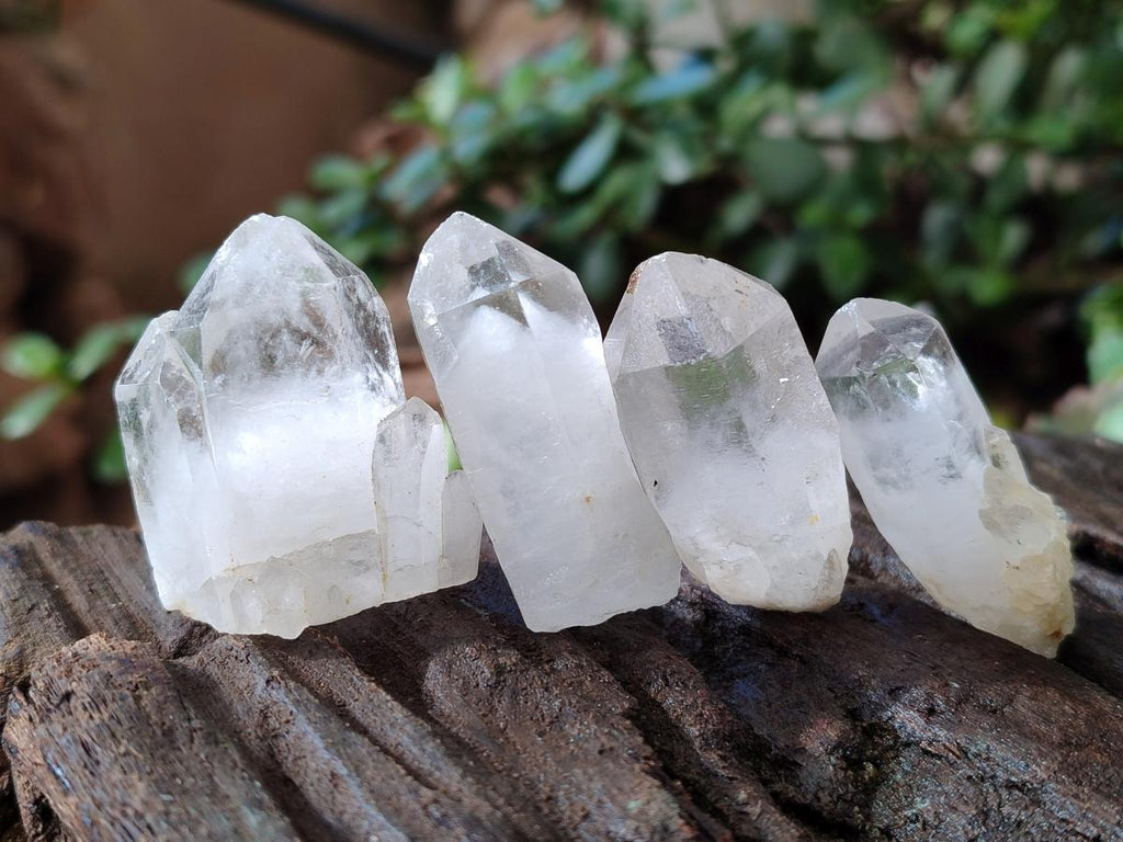 Natural Malagasy Quartz Crystals with White Phantoms x 70 From Madagascar - Toprock Gemstones and Minerals 