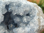 Natural Large Blue Celestite Geode Specimen x 1 From Sakoany, Madagascar - Toprock Gemstones and Minerals 