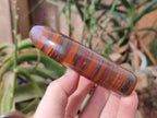 Polished Banded Tiger Iron Standing Display Pieces x 4 From South Africa - Toprock Gemstones and Minerals 