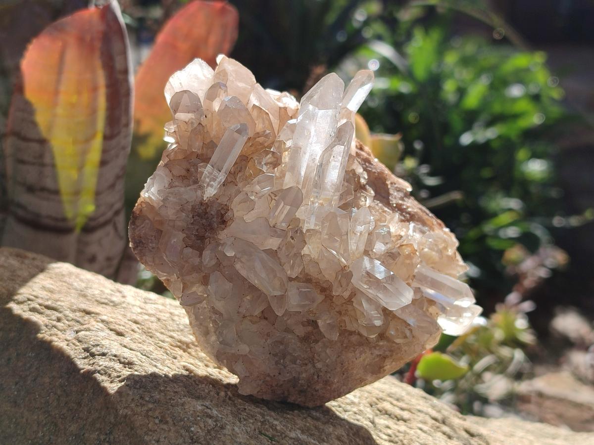 Natural Malagasy Quartz Clusters x 6 From Madagascar - Toprock Gemstones and Minerals 