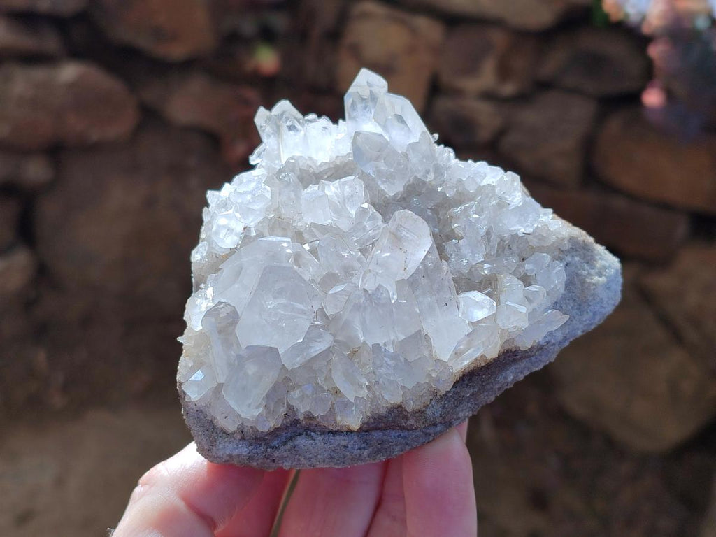 Natural Malagasy Quartz Clusters x 6 From Madagascar - Toprock Gemstones and Minerals 