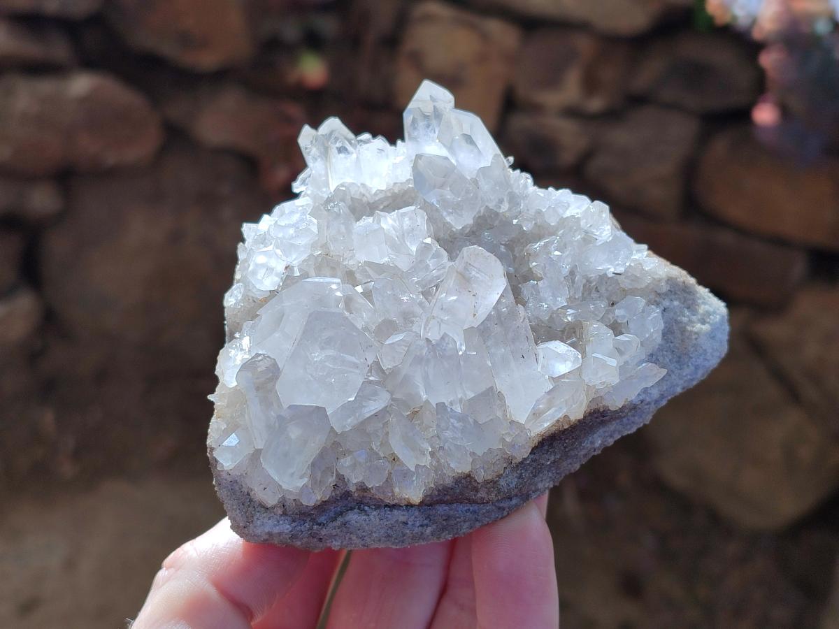 Natural Malagasy Quartz Clusters x 6 From Madagascar - Toprock Gemstones and Minerals 