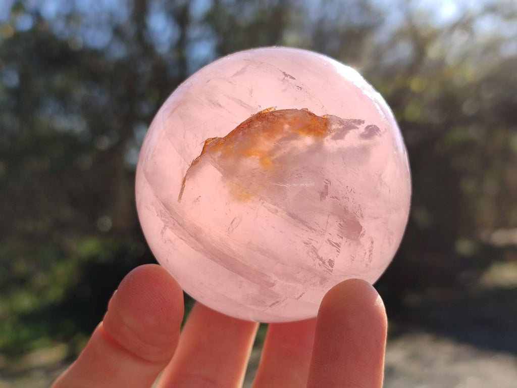 Polished Gemmy Star Rose Quartz Spheres x 4 From Madagascar - Toprock Gemstones and Minerals 