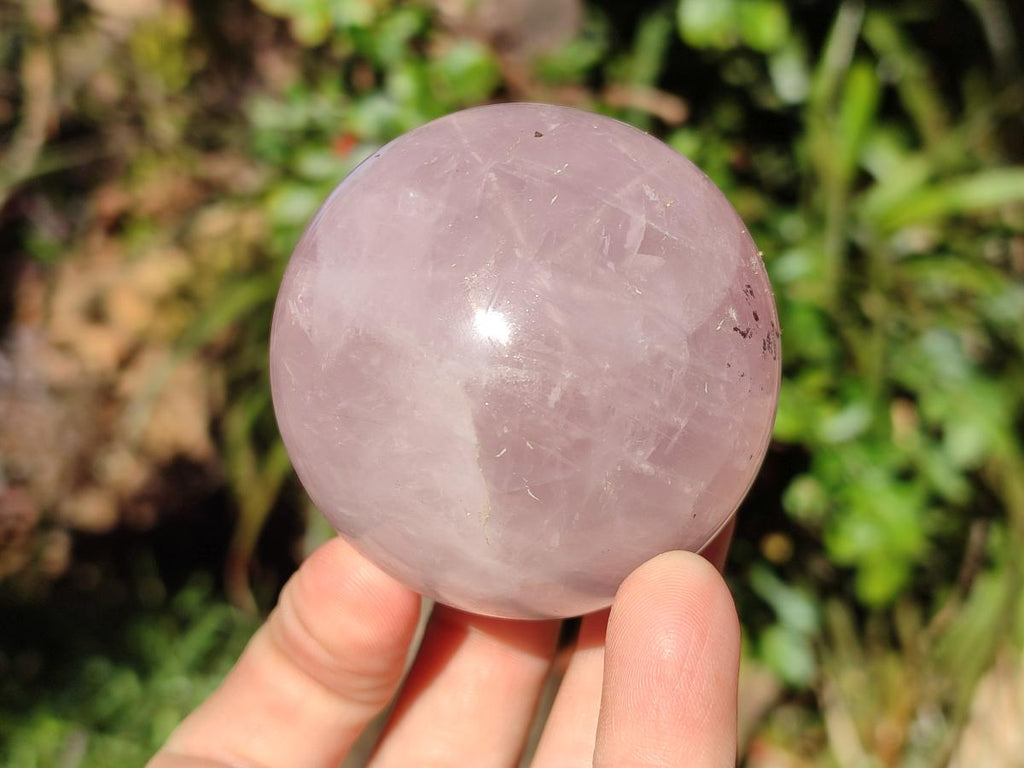 Polished Gemmy Star Rose Quartz Spheres x 4 From Madagascar - Toprock Gemstones and Minerals 