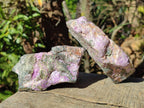 Natural Large Cobbed Stichtite Specimens x 9 From Barberton, South Africa - Toprock Gemstones and Minerals 