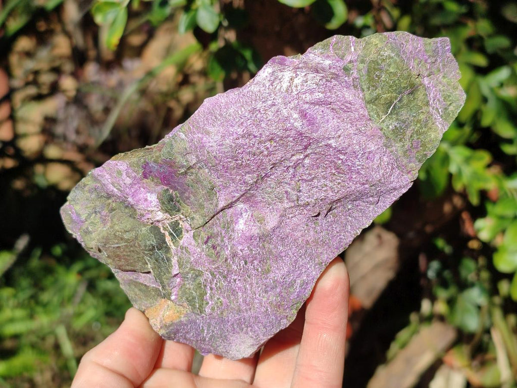 Natural Large Cobbed Stichtite Specimens x 9 From Barberton, South Africa - Toprock Gemstones and Minerals 