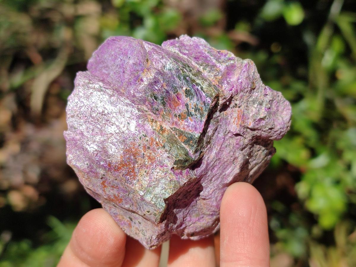 Natural Large Cobbed Stichtite Specimens x 9 From Barberton, South Africa - Toprock Gemstones and Minerals 