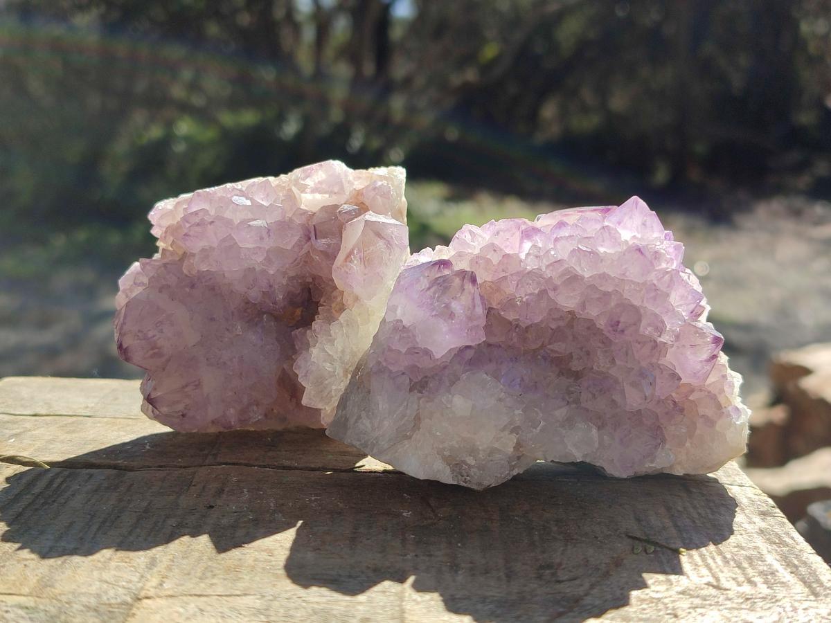 Natural Spirit Amethyst Clusters x 6 From Boekenhouthoek, South Africa - Toprock Gemstones and Minerals 