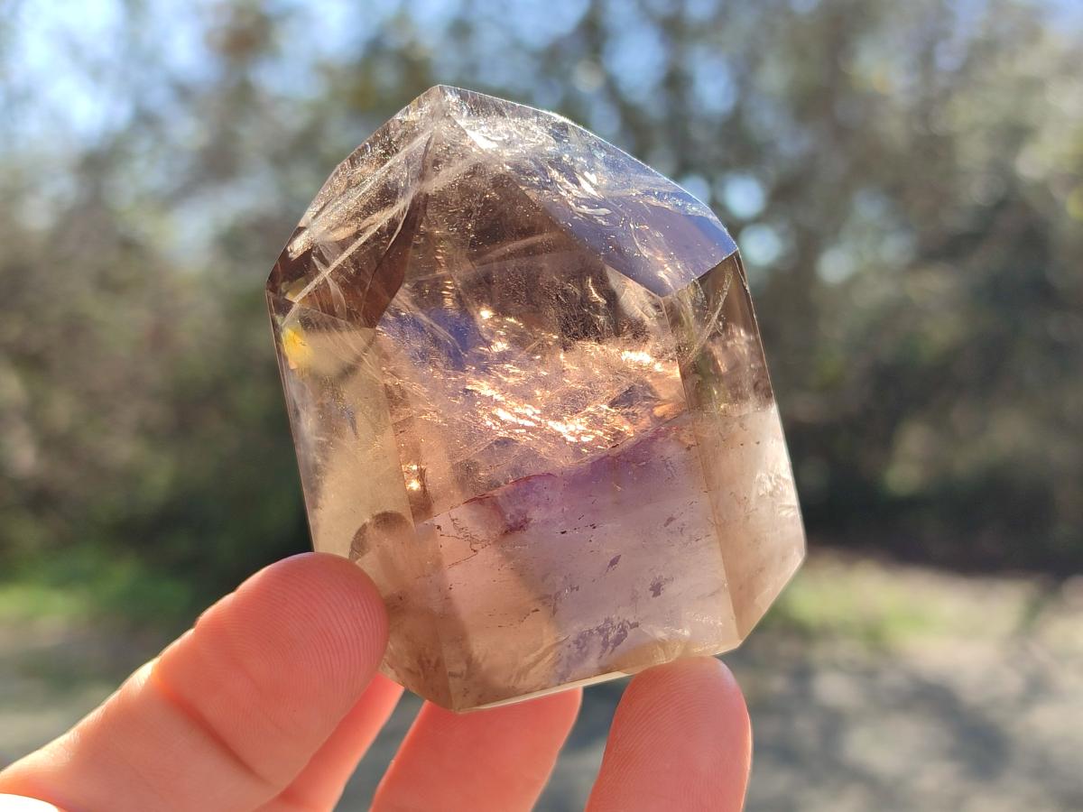 Polished Mixed Smokey Quartz Crystals x 6 From Madagascar - Toprock Gemstones and Minerals 