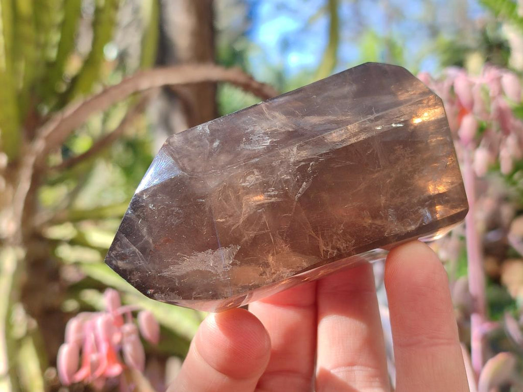 Polished Mixed Smokey Quartz Crystals x 6 From Madagascar - Toprock Gemstones and Minerals 