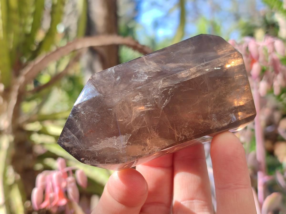 Polished Mixed Smokey Quartz Crystals x 6 From Madagascar - Toprock Gemstones and Minerals 