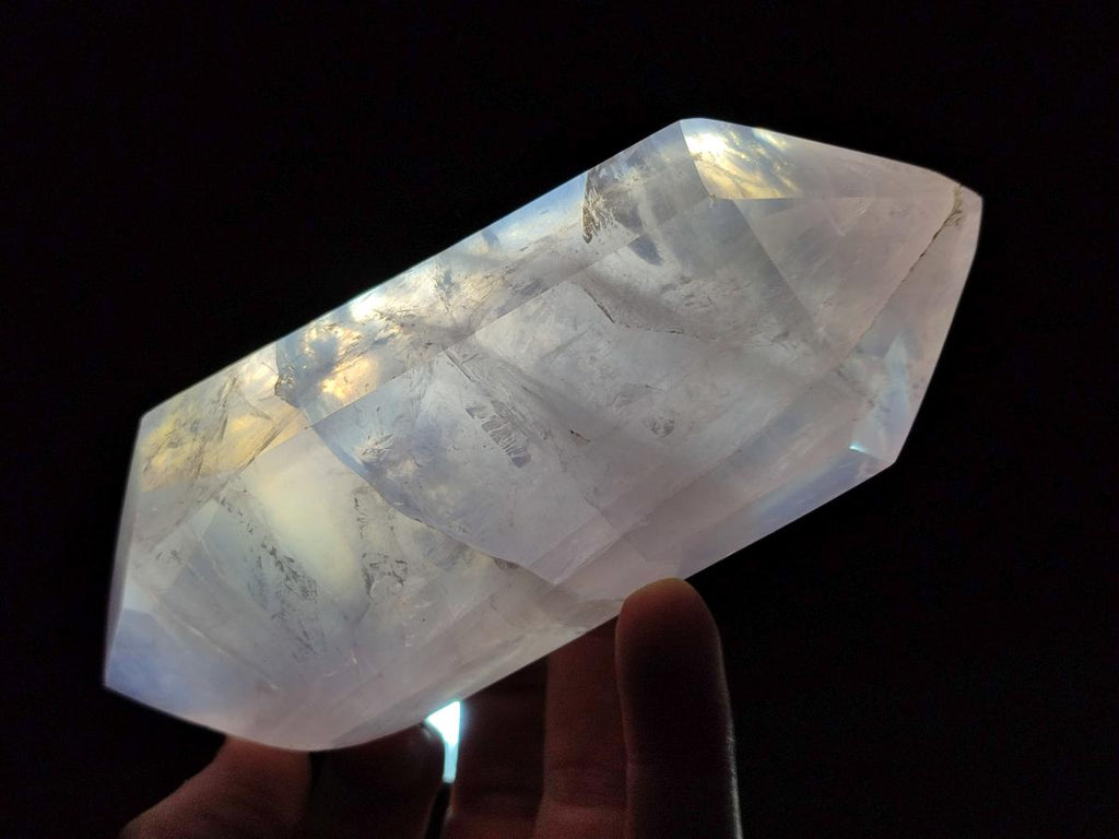 Polished Double Terminated Gemmy Rose Quartz Crystals x 6 From Madagascar - Toprock Gemstones and Minerals 