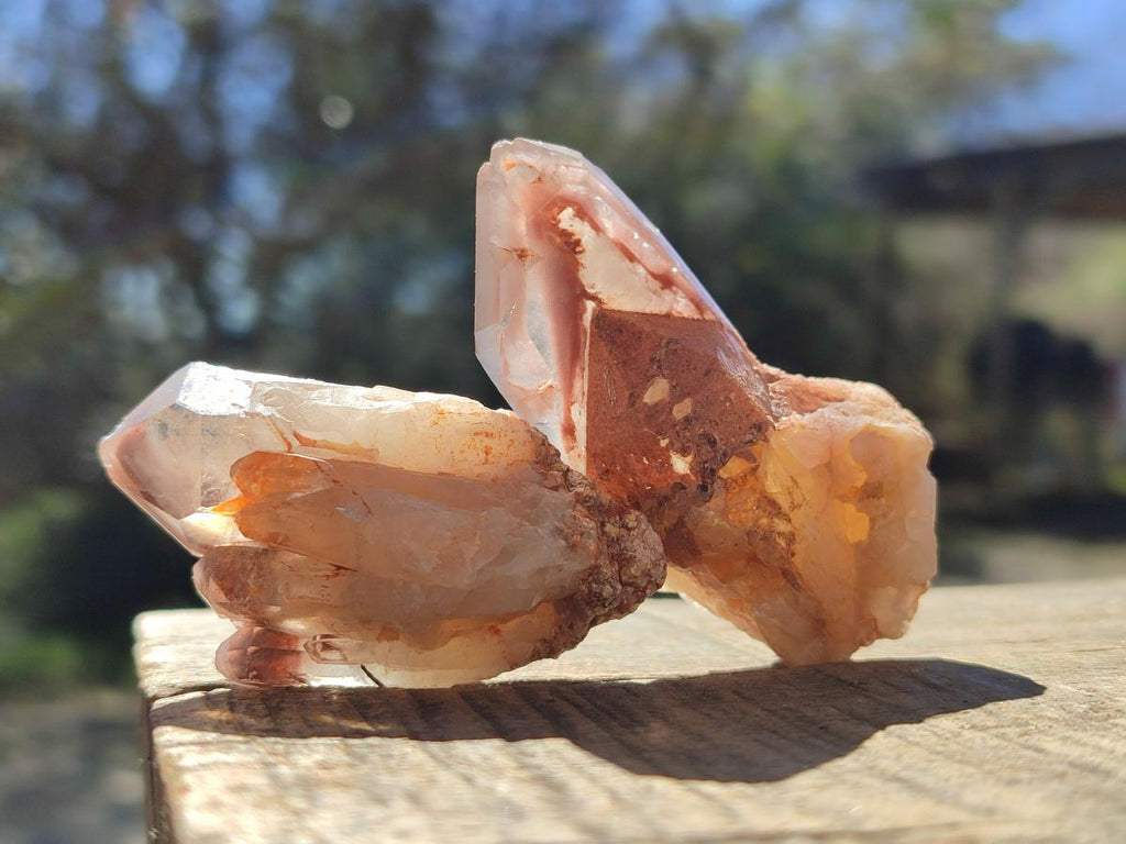 Natural Red Hematoid Quartz Crystals x 35 From Karoi, Zimbabwe - Toprock Gemstones and Minerals 