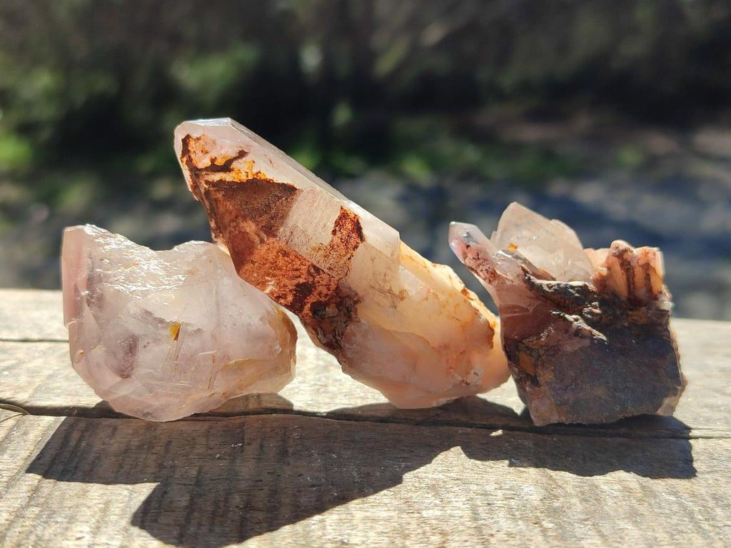 Natural Red Hematoid Quartz Crystals x 35 From Karoi, Zimbabwe - Toprock Gemstones and Minerals 