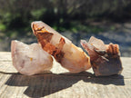Natural Red Hematoid Quartz Crystals x 35 From Karoi, Zimbabwe - Toprock Gemstones and Minerals 