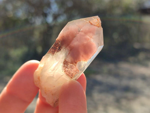 Natural Red Hematoid Quartz Crystals x 35 From Karoi, Zimbabwe - Toprock Gemstones and Minerals 