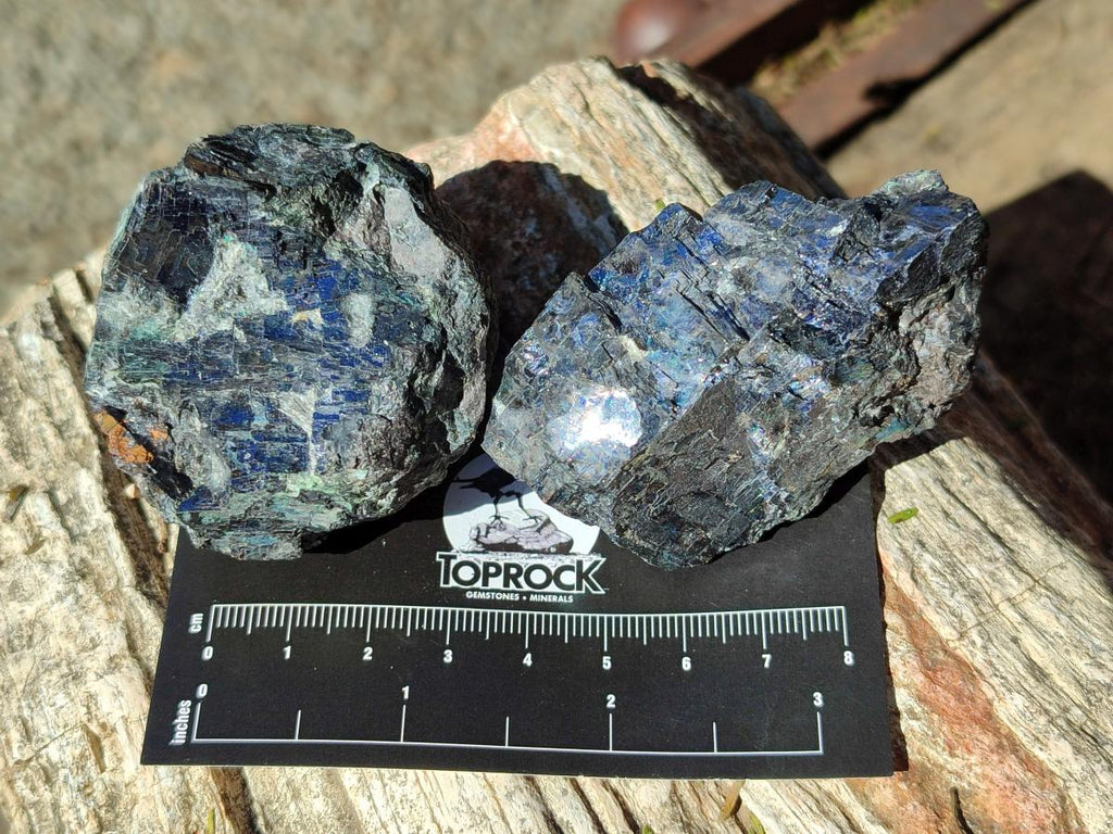 Natural Bright Silver Lead Galena Cobbed Specimens x 12 From Kaokoveld, Namibia - Toprock Gemstones and Minerals 